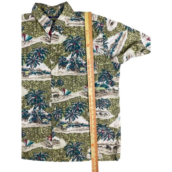 phil edwards‎ reyn spooner xl Hawaiian Cotton Button Up Shirt - Picture 3 of 6
